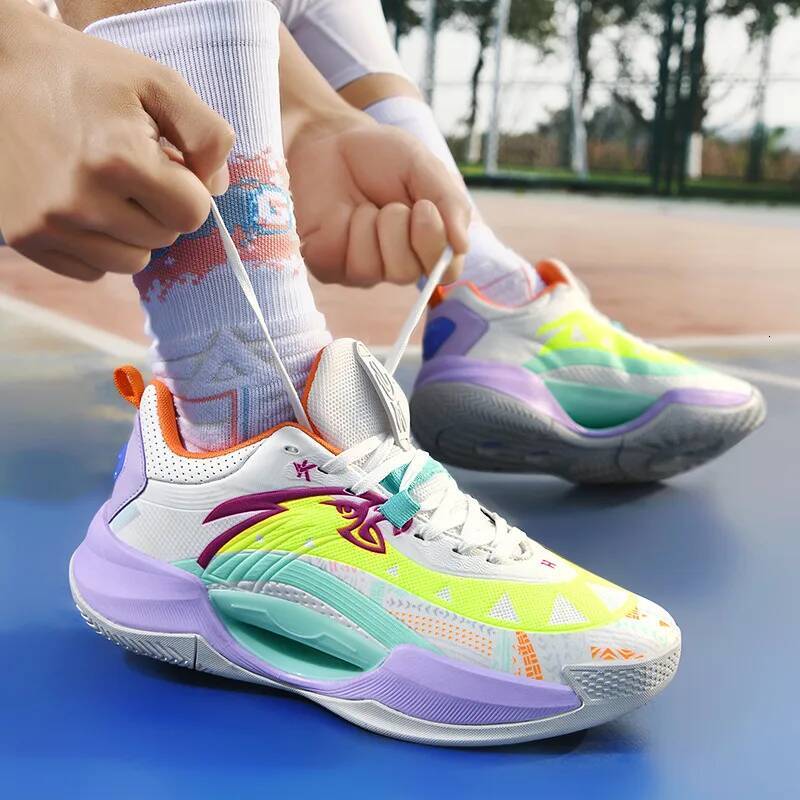 Ddmyoutdoor Original Brand Professional Basketball Sneakers Unisex Fashion Quality Sports Comfortable Platform Shoes Trainers Men Outdoor Shoes