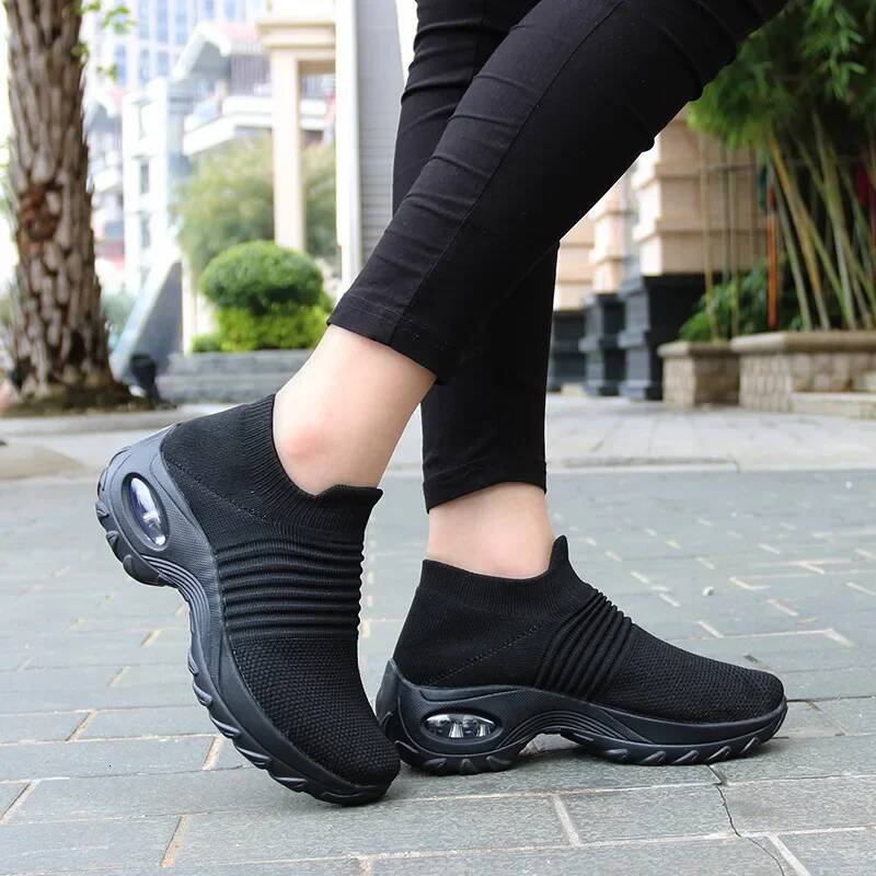 Ddmyoutdoor Ddmyoutdoor Summer Sneakers Fashion Slope Heel Casual Breathable Designer Lazy Loafers Lightweight Non Slip Single Shoes Women Outdoor Out