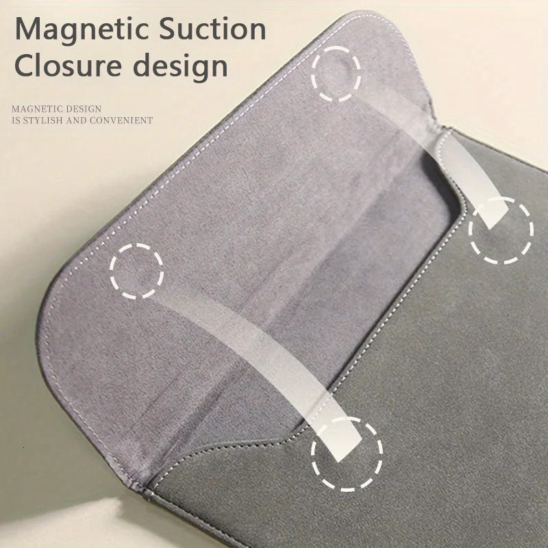 Laptop Bag Sleeve For Macbook Air 13 A2237 Air 15 Case M1 M2 M3 Pro 14 16 Inch PU Leather Bags Cover For Laptop Bags 250605