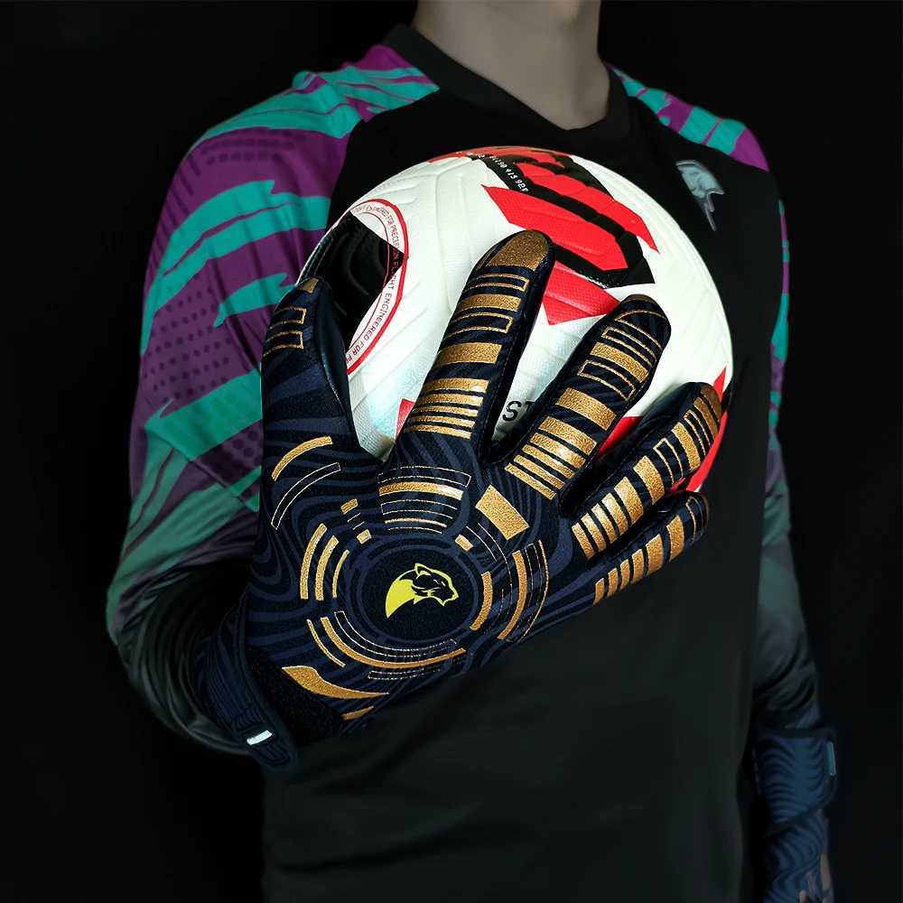 Latex Football Goalkeeper Gloves Wrist Strap Kids Adults Anti-Slip High Quality Soccer Strong Grip Match Training Goalie GloveXJ250606