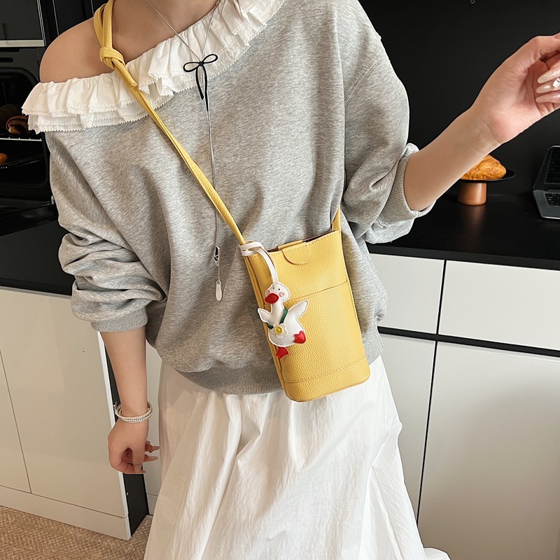 designer Korean Style 2025 New Casual Crossbody Phone Bag Ins Simple Fashion Shoulder Bag Cute Mini Bag for Women