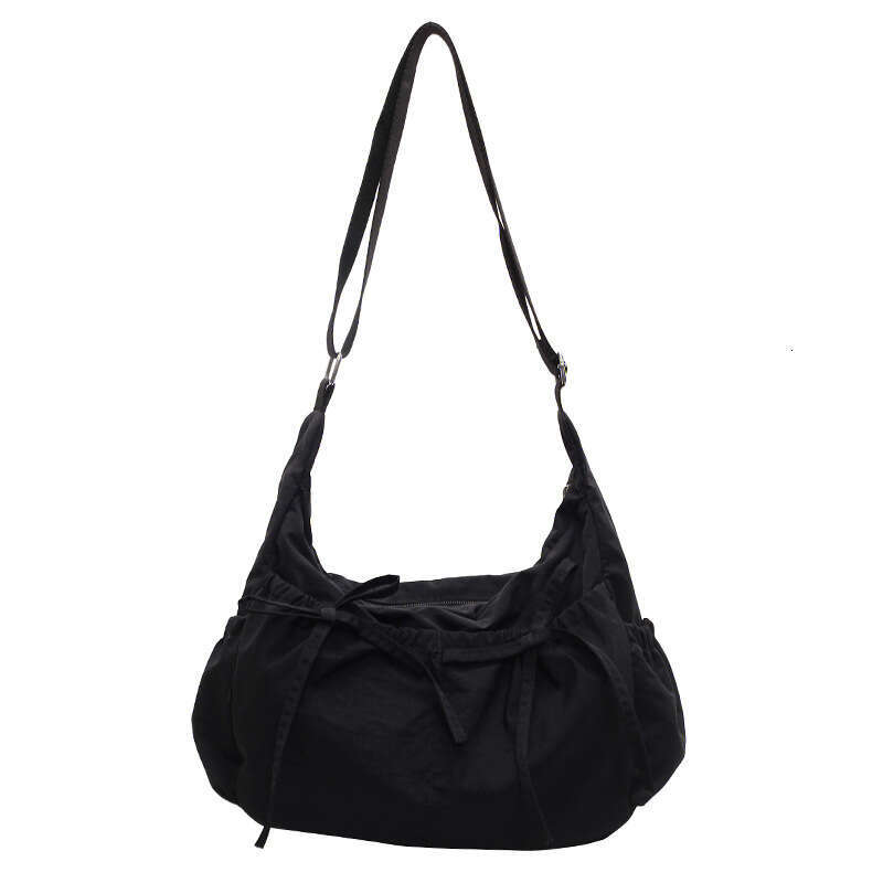 Casual Wrinkled Tote Large Capacity Lightweight Travel Class Commute Crossbody Women's Bag