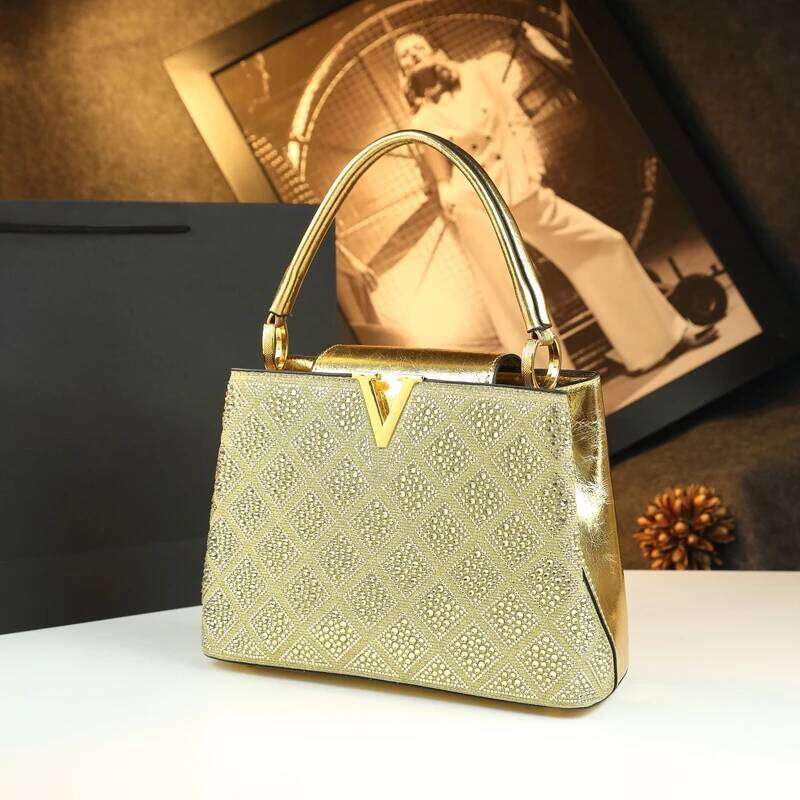 Genuine Leather Dias Women Handbag Fashion Small Shoulder Messenger Bag 2025 New Elegant Dia-shaped Crossbody Shell Bags