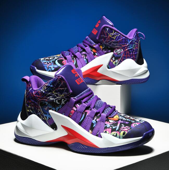 New Mandarin Duck Basketball Sneaker Shoes for Men Low cut Student Sports Blue Ball Shoes Outdoor Cement Floor Boots Women's Breathable Couple Sh