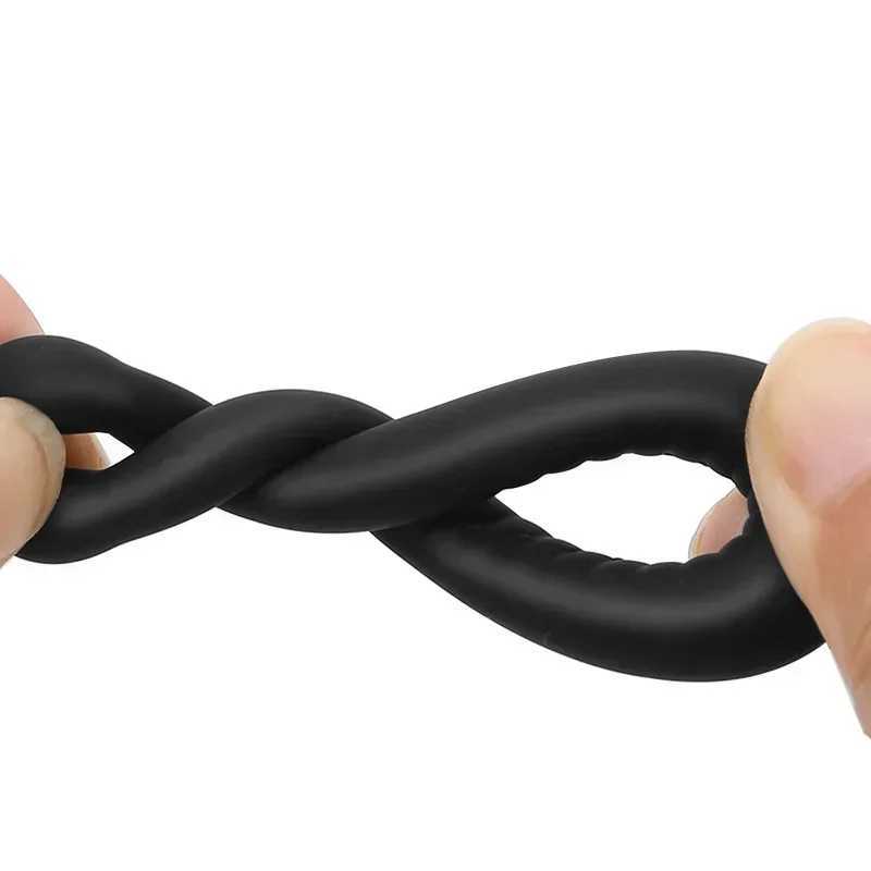 Penis Ring Reusable Silicone Semen Cock Ring Penis Enlargement Delayed Ejaculation Sex Toys For MenXJ250607
