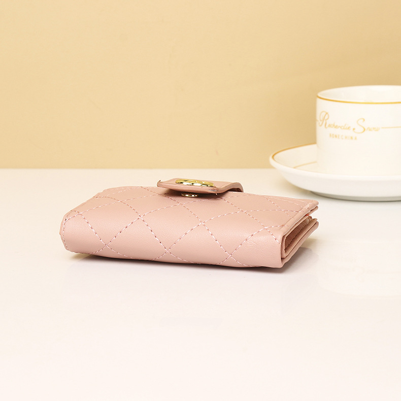 Free shipping new designer bag New women multi slot zero wallet and women short wallet with triple fold design