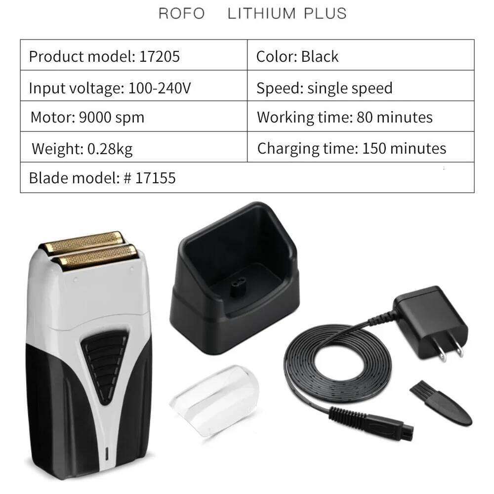 Ts-2 Rechargeable For Men Wet & Dry Shaver Face Beard Shaving Hine Bald Head Electric Razor With Extra Mesh