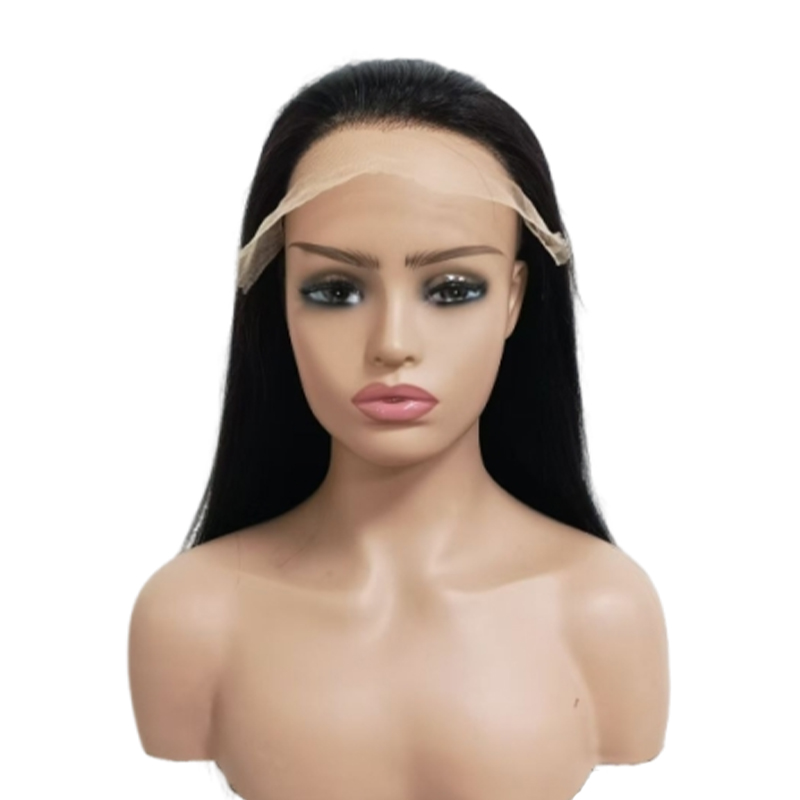 High-quality long straight hair for ladies and real human wigs