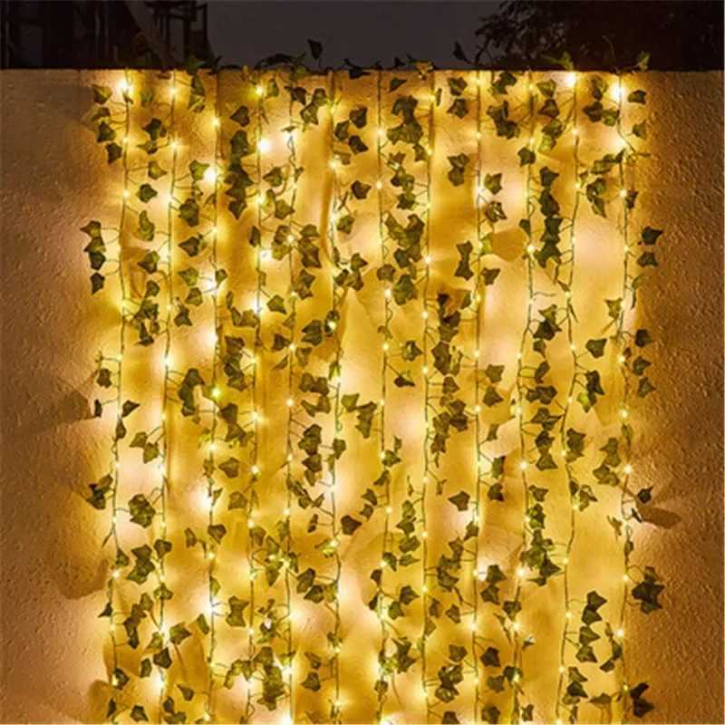 Solar Lights Maple Leaf Fairy Lights 10m /5M/2M 50 LED Waterproof Outdoor Garland Solar Lamp Christmas for Garden Decoration. W250607