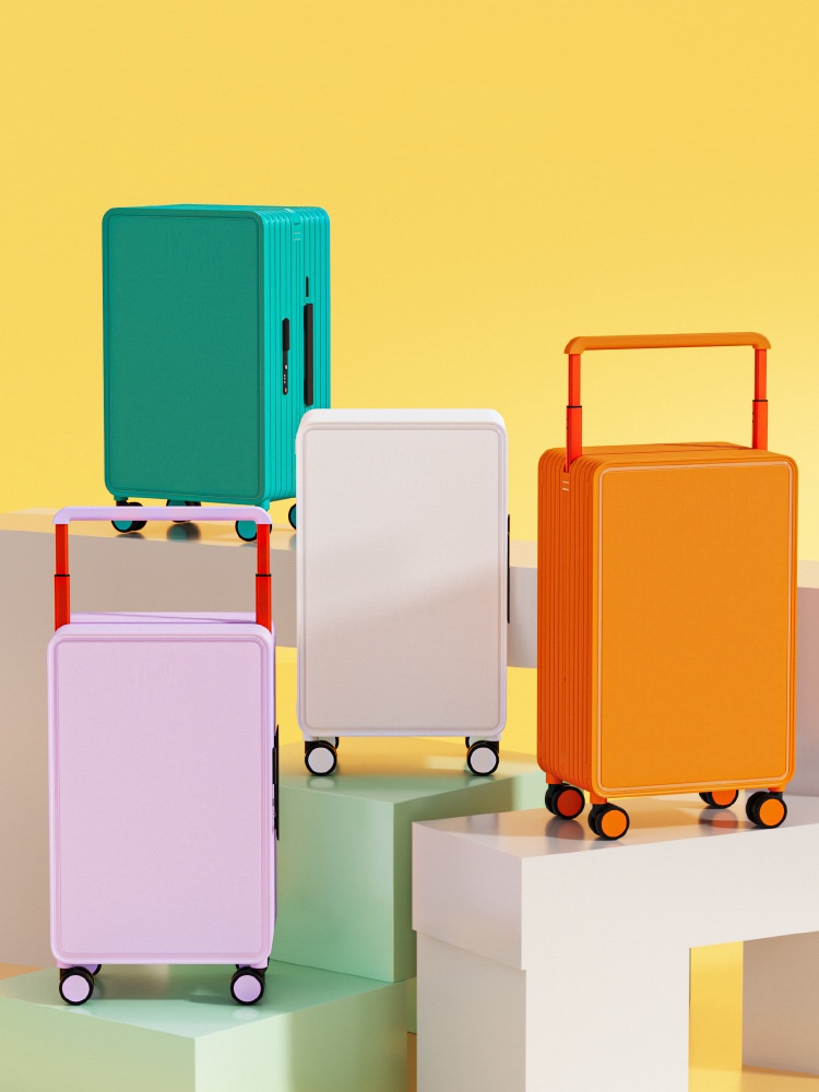 Wide pull rod travel case scratch resistant and wear-resistant password universal wheel boarding case