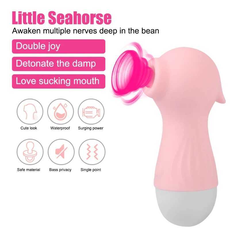 Sexy Seahorse Sex Sucking Toys For Women Vibrators Nipple Sucker Clitoris Sucks Vaginal Anal Stimulator Female Masturbator Goods XJ250607
