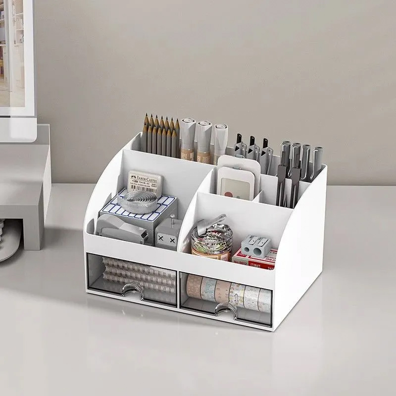 versatile multifunctional cosmetic organizer with clear transparent design