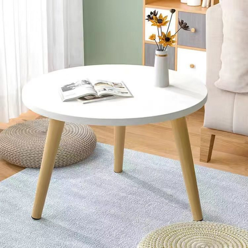 B6072 Small coffee table round table sofa side table bedroom bay window living room bedside table home
