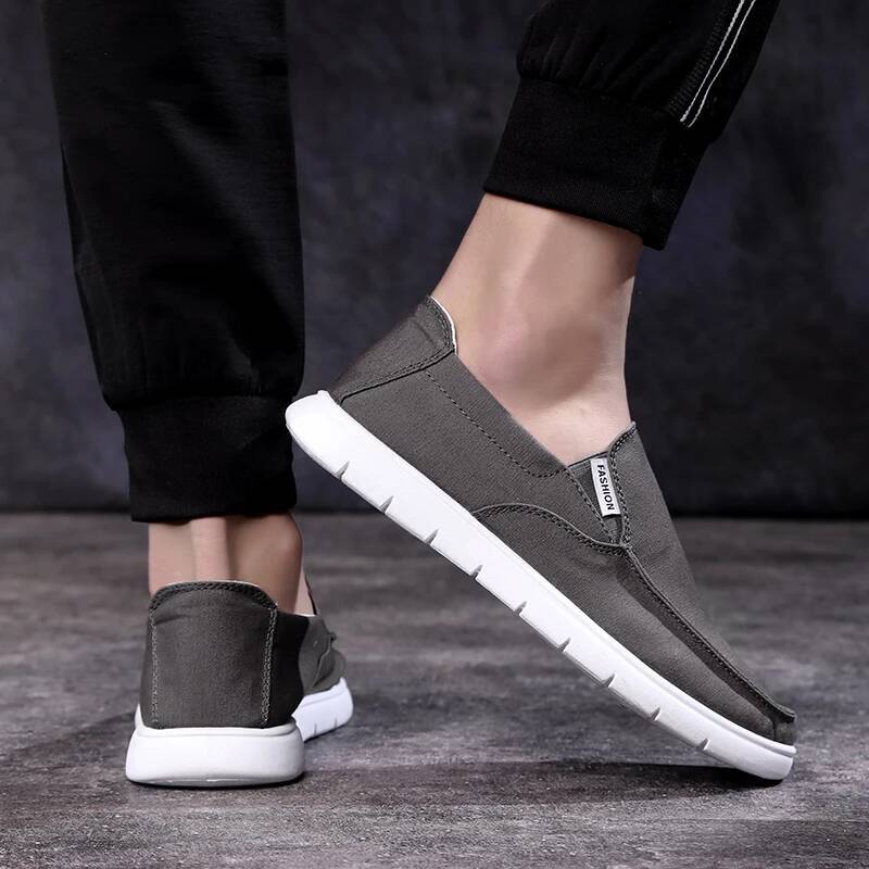 Ddmyoutdoor Spring Men S New Canvas Breathable Sports Lazy Soft Bottom Walking Comfortable Casual Cloth Shoes Tenis Masculino Outdoor Shoes