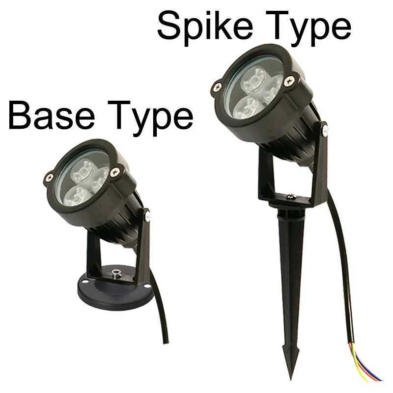 High Power Lawn Lamp Waterproof 3W 6W LED Lawn Garden Flood Light Outdoor Lighting Yard Patio Path Spotlight Lamp AC220V DC12V W250607