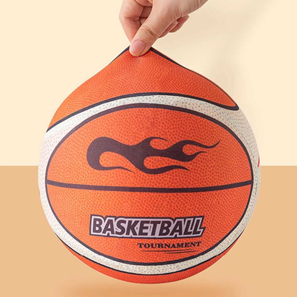 18/21/24cm Silent Basketball Quiet Ball Size 3/5/7 Easy Grip Silent Ball Bouncing Indoor Training Ball for Kids Birthday Gifts XJ250606