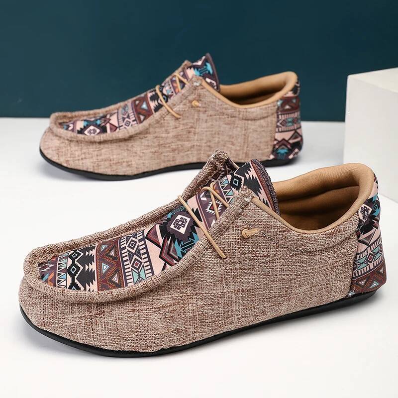 Ddmyoutdoor Mens Casual Loafers Lightweight Comfortable Canvas Summer Non Slip Breathable Boat Shoes For Men Outdoor Walking Flats Shoe Outdoor Shoes