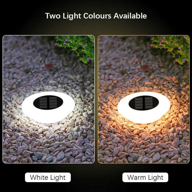 1/4PCS Solar Lights Outdoor Lamp 360 LED Floor Lights Waterproof with On/Off for Garden Yard Driveway Patio Lawn 1/4PackXJ250606