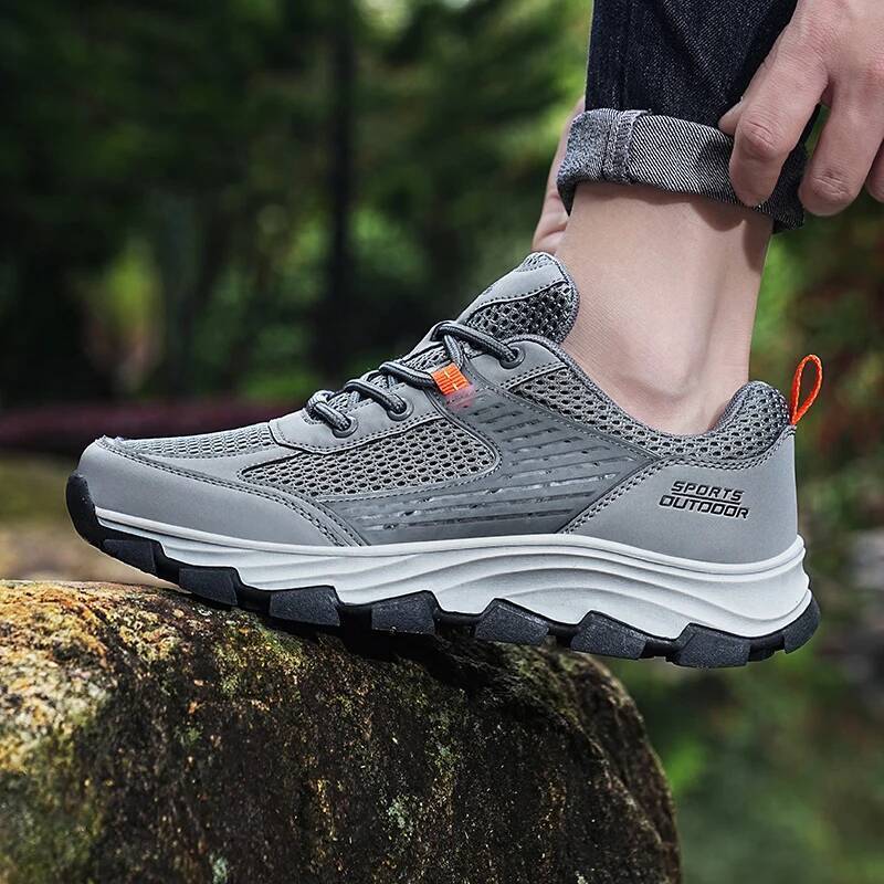 ddmyoutdoor Men Casual Sneakers Women Outdoor Mesh Black Running Breathable Lightweight Sport Shoes Athletic Jogging Tenis Walking Shoe Outdoor Shoes