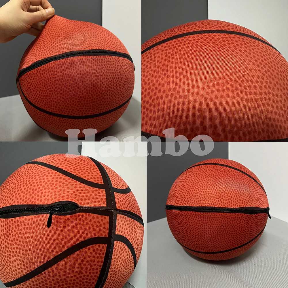 Silent Basketball Number 7(29.5)/Size 5/Size 3 Durable Airless Foam Basketball Balls Dribble Quiet Basket Hoop Sports Accessories XJ250606