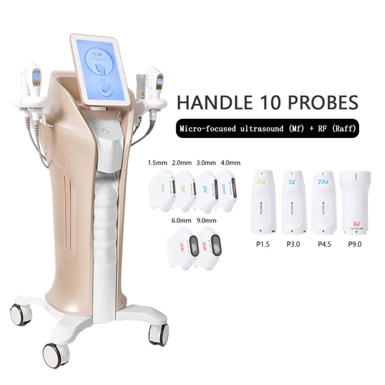 Ultrasound RF High Frequency Hifu Machine Salon Wrinkle Remover Hifu Wrinkle Removal Body Shaping Slimming Skin Tightening High Intensity Focused Ultr