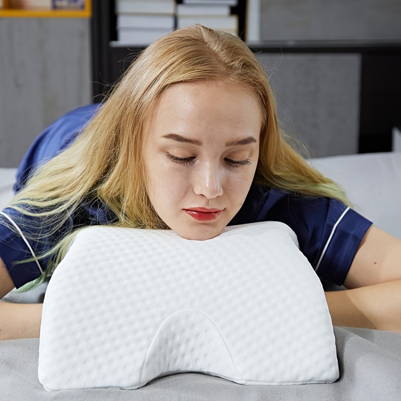 Couple pillow does not press the arm arch anti-hand numbness slow rebound memory cotton pressure pillow U-shaped nap pillow sleep pillow