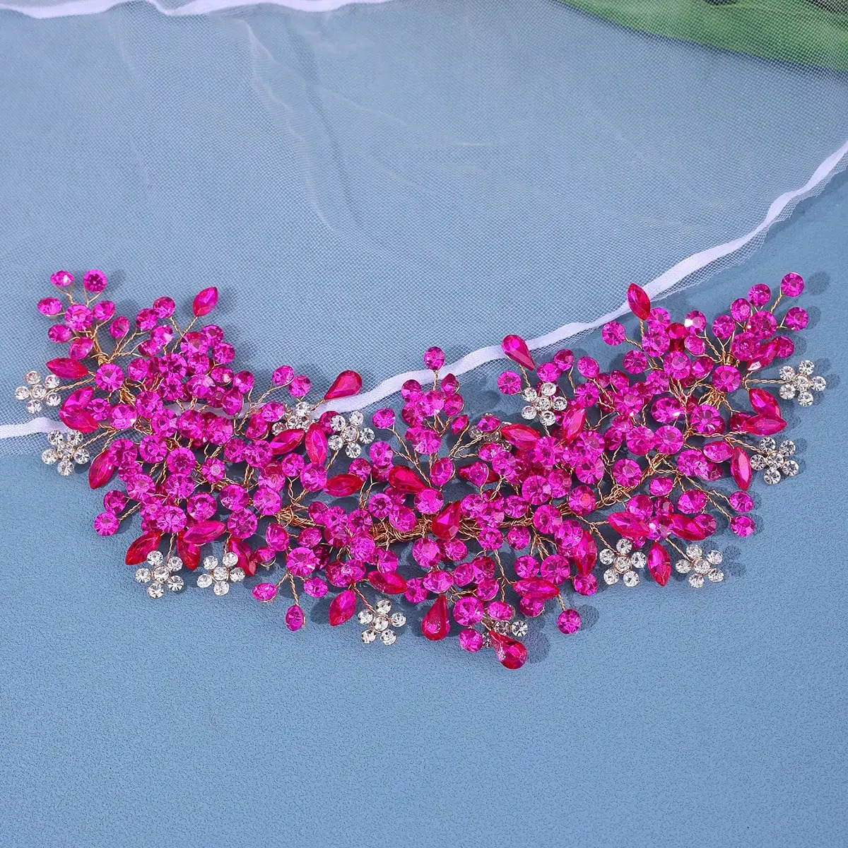 Crystal Rhinestone Hairband Headband Tiara For Women Party Pageant Bridal Wedding Hair Accessories Jewelry Band Headband 250529