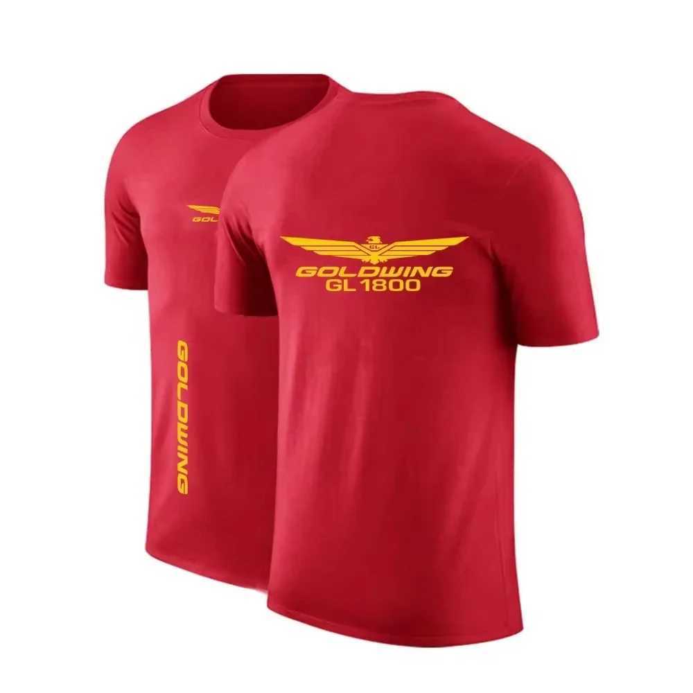 2024 New Goldwing GL1800 Japan Motorcycles Men T-shirt Summer Fashion Print Outdoor Short Sleeve Cotton Oversized Tops unisex X250607