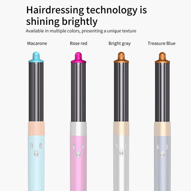 6In1 Hot Air Brush Wrap Multi Professional Auto Curling Iron Straightener 20/30Mm Hair Curly Dryer Styler