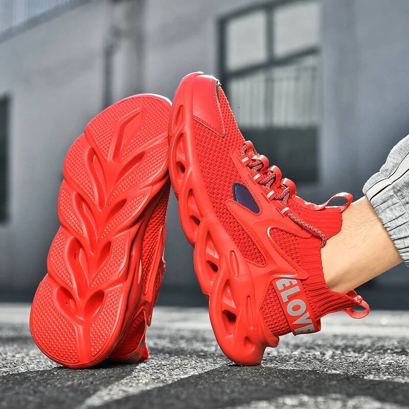 Ddmyoutdoor New Fashion Men S Running Thick Soled Breathable Non Slip Lightweight Casual Sneaker Comfortable Mesh Shoes Zapatos Para Hombre Outdoor Sh