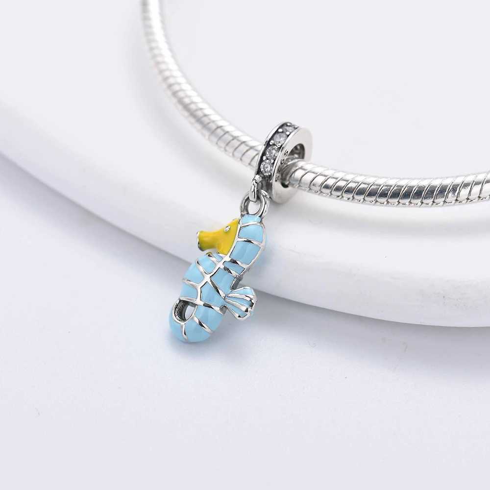 New 925 Silver Plated Cute Animal Kangaroo Cow Dog Pig Whale Cat S Sea Turtle Charm Beads Fit Original DIY Women Jewelry XJ250607