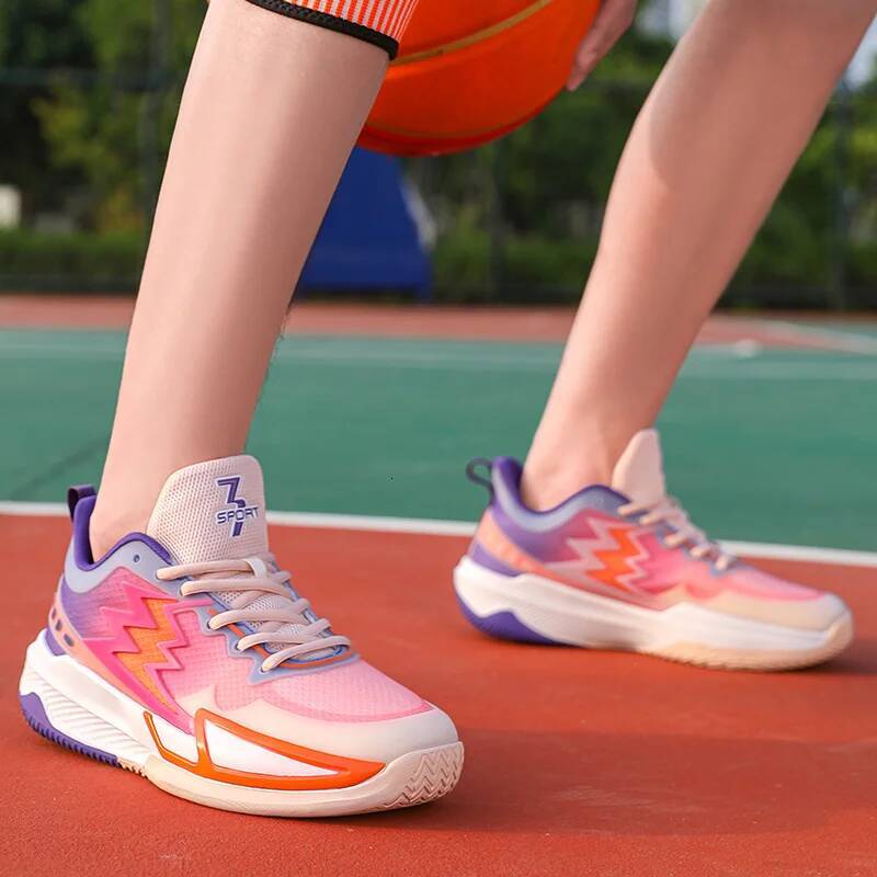 Ddmyoutdoor Trendy Platform For Comfortable Soft Outdoor Shoes Unisex Bounce Professional Basketball Sneakers Men Outdoor Shoes