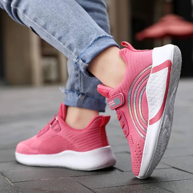Ddmyoutdoor New Design Red Trainers For Kids Girls Comfortable Platform Girl Sports Shoes Large Size Children S Running Sneakers Outdoor Shoes