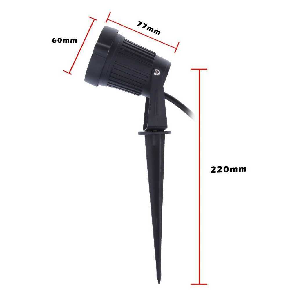 5W COB LED Lawn Lamp DC12V Outdoor Landscape Light Spot Light IP65 Water Resistance for Garden Patio Yard Courtyard Path Warm W250607