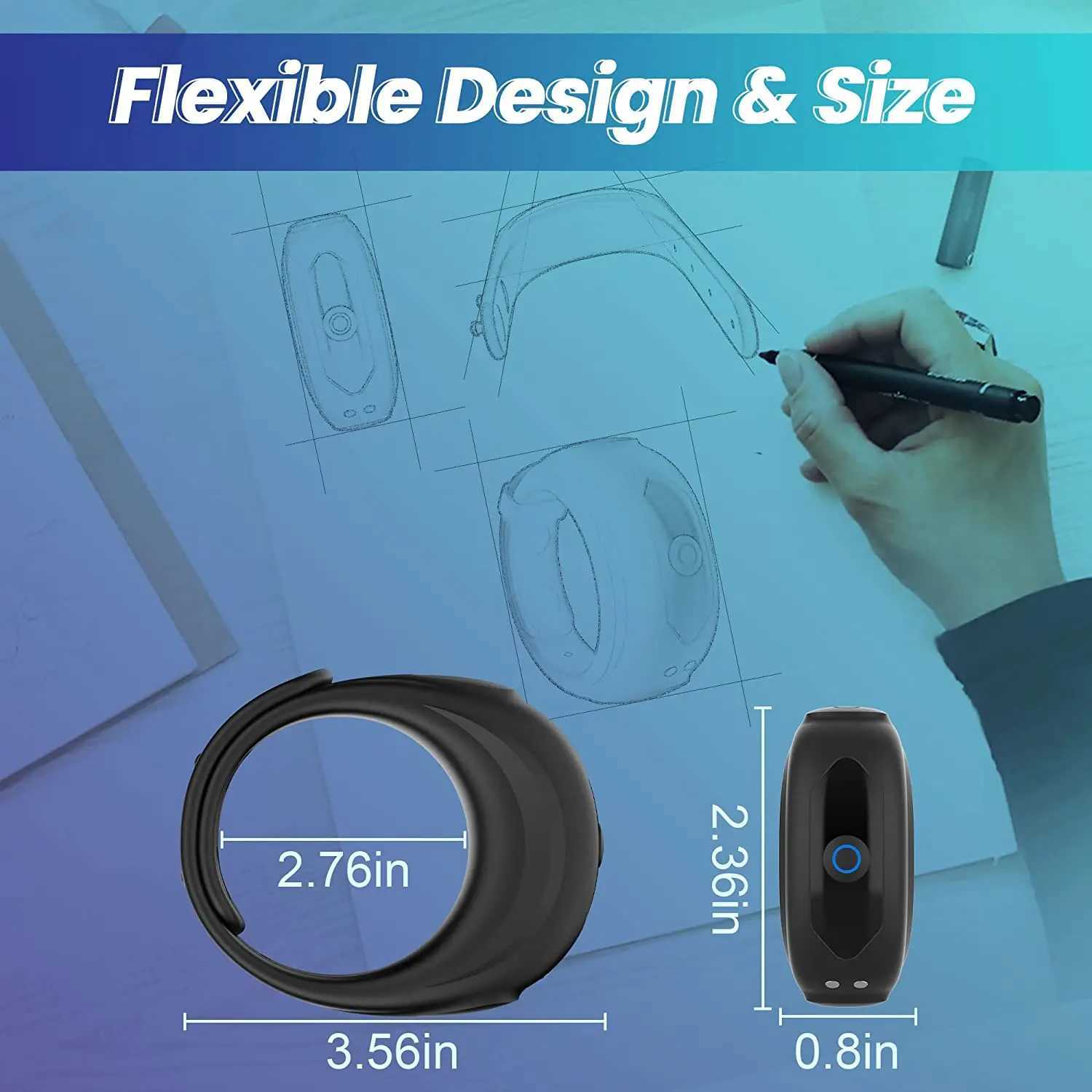 Sexy Cockring Vibrator for Men Couple Vibrating Penis Rings Adjustable Delay Ejaculation Sex Toys for Adults 18 XJ250607