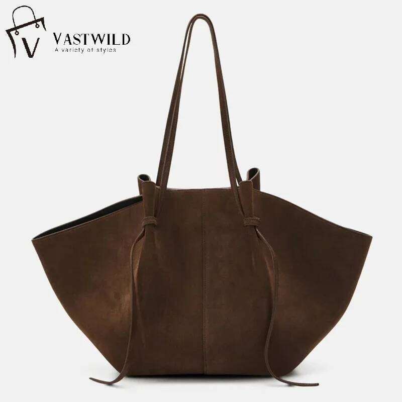 Spacious Faux Suede for Her: Stylish & Functional Designer Accessory