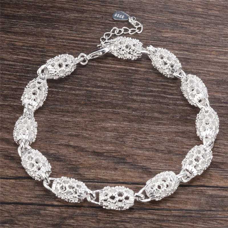 Fashion 925 Sterling Silver Bracelets For Women Luxury Original Designer Hollow Lantern Ball Charm Bracelets Beautiful Jewelry W250606