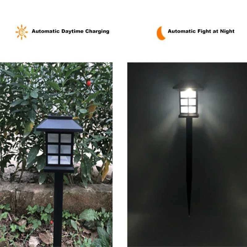 LED Solar Pathway Lights Lawn Lamp Outdoor Solar Lamp Decoration for Garden/Yard/Landscape/Patio/Driveway/Walkway Lighting W250607