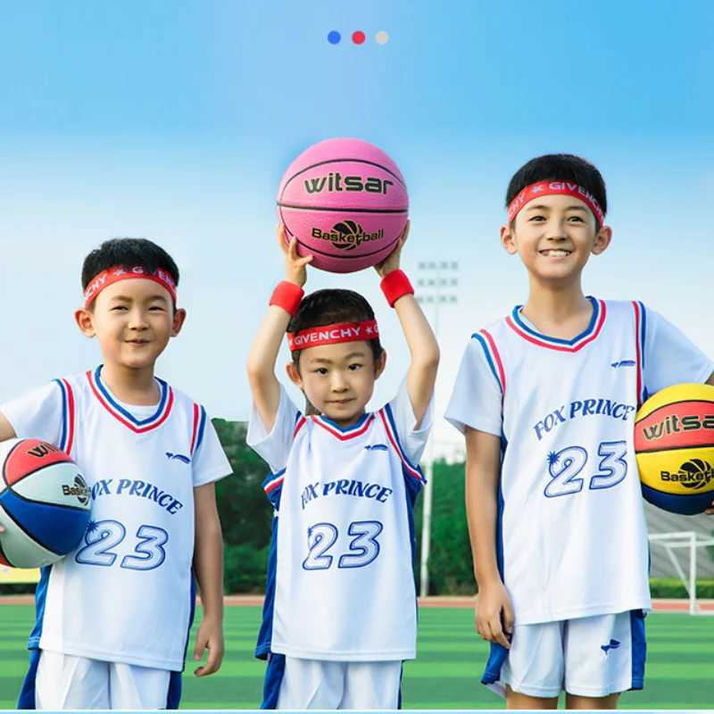 Macaron Color Size 5 Basketball Ideal for Kindergarten Elementary School Team Sports Basketball Practice Recreational Play XJ250606