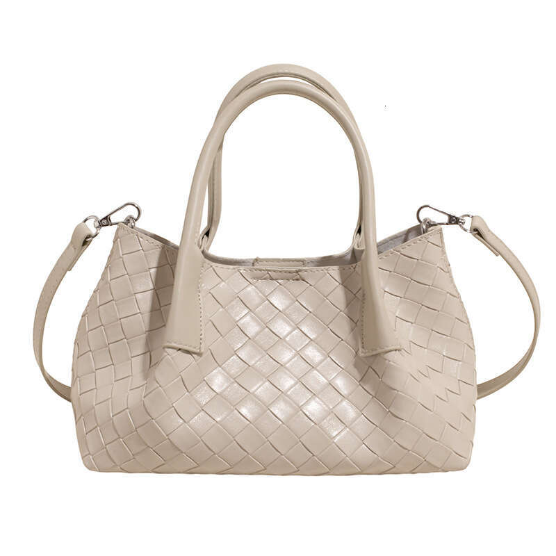 Niche Handbag for Women 2025 Summer New Simple Woven Pattern Basket Fashion Commuter Crossbody Bag Trend