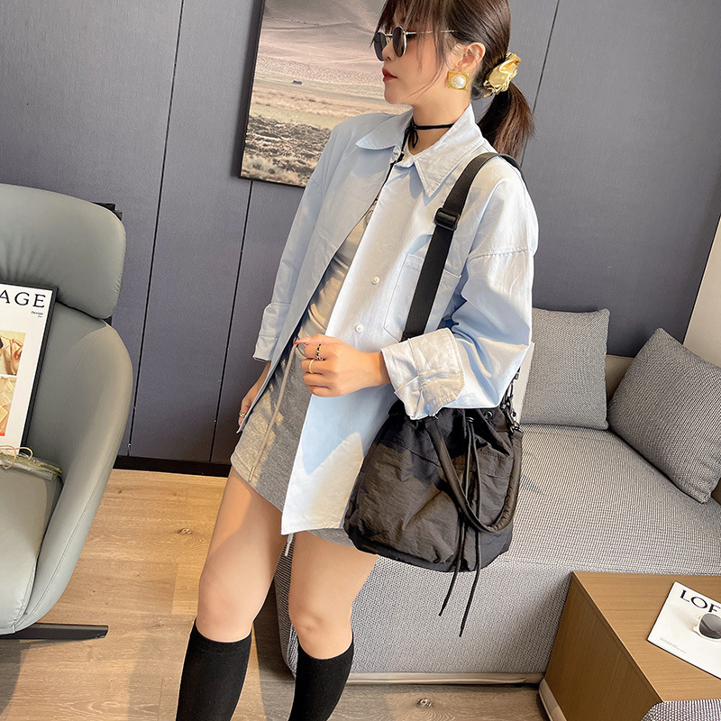 Free Shipping 2025 Summer New Casual Multifunctional Oxford Cloth Backpack Luxury Designer Bags Fashion Bucket Bag Handheld Shoulder Crossbody Bag