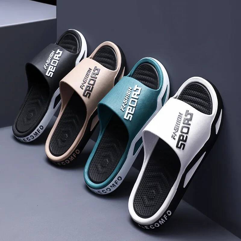 Ddmyoutdoor Summer Men Fashion Trendy Flip Flops Bathroom Outdoor Non Slip Sporty Style Open Toe Beach Slippers Shoes outdoor shoes