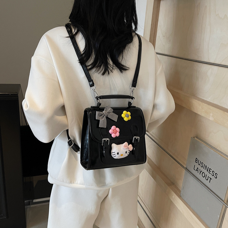 designer bag Niche Backpack for Women, Fashionable Korean Version 2025 New Cute Casual School Bag, Lightweight Travel Small Backpack