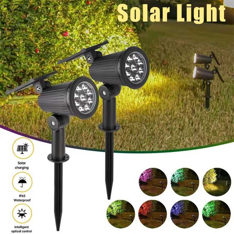 Outdoor Universal Waterproof Solar Lights Courtyard Decoration Floor Insert Lawn Light LED Tree Light Landscape Courtyard Light W250607