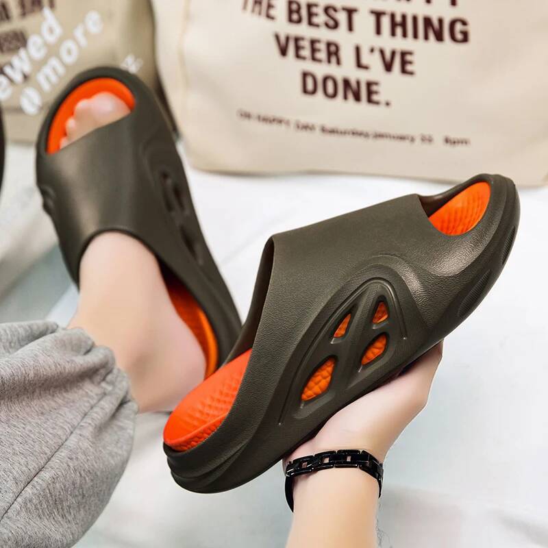 Ddmyoutdoor Shoes For Men Trendy Summer Fashion Soft Soled Slippers Breathable Outdoor Non Slip Beach Casual Sandals Zapatillas Hombre outdoor shoes