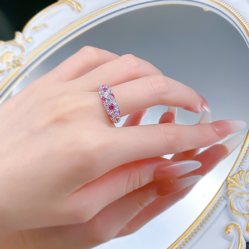 Choucong Gorgeous Sparkling Wedding Rings Luxury Jewelry Real 100% 925 Sterling Silver Full Lab Moissanite Diamond Gemstones Party Girls Women Bridal 