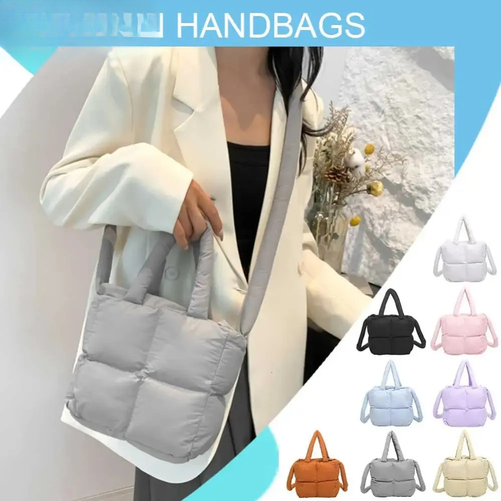 New Free Shipping Designer Bag Puffer Handbag Padded Shoulder Lightweight Backpack Pillow Shopping Bag Suitable For Womens Work And Travel