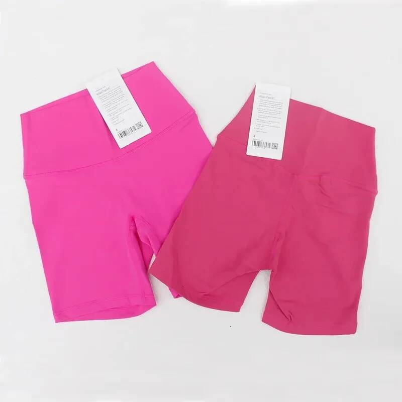 short Women's bike gym 8 inch Yoga shorts push up workout running legging pants sports tights Sportswear summer