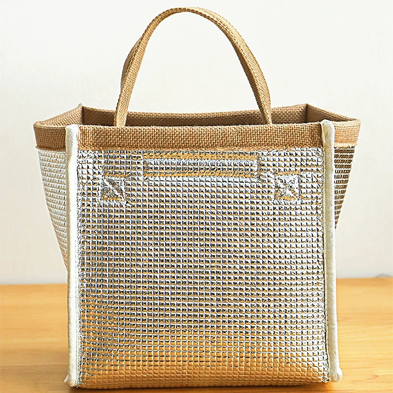 Japanese High Capacity Portable Lunch Thermal Bag Picnic School Travel Insulated Food Container Bento Cooler Tote Storage Bag 250606