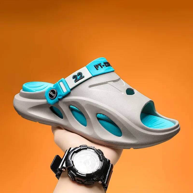 Ddmyoutdoor Men Sandals Summer Slippers Outdoor Beach Casual EVA Soft Soled Comfortable Hollow Out Garden Shoes Zapatos De Homb Outdoor Shoes